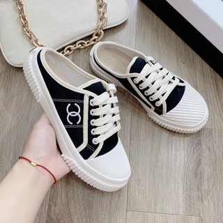Giày lười slip on nữ, giày sục kiểu dáng thể thao độn đế 3cm hàng cao cấp chuẩn đẹp-GL21