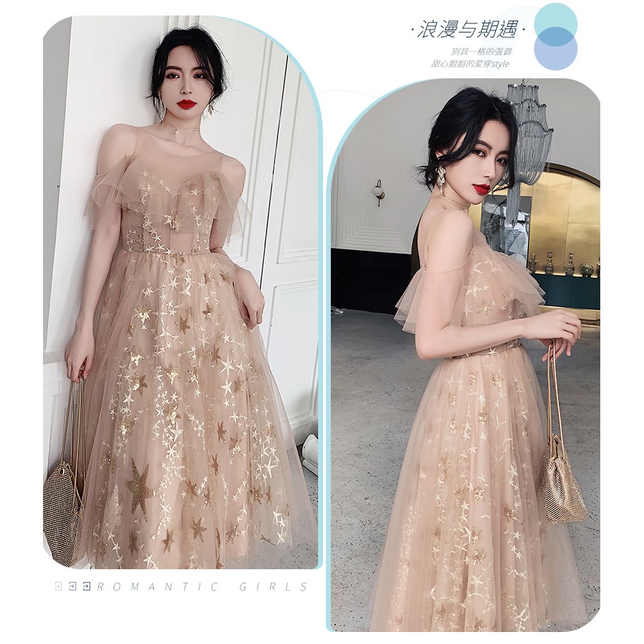 Váy đầm CAO CẤP phù dâu cưới hỏi dự tiệc size XS-3XL bigsize_wedding/event dress LT1136