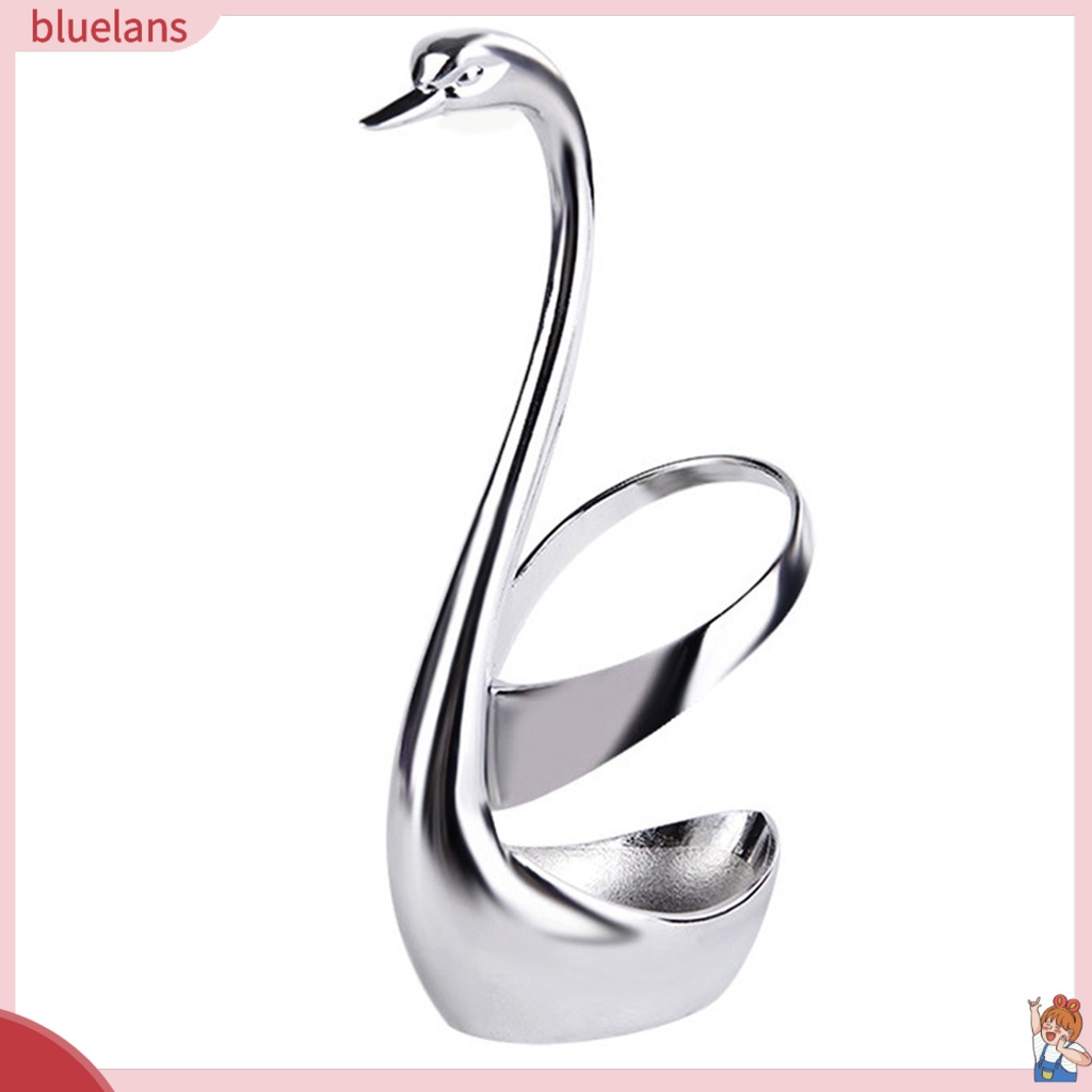 Giá Đựng Muỗng Nĩa Dao Hình Thiên Nga Ngăn Bằng Thép Không Gỉ