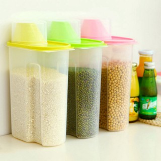 Hộp Đựng Thực Phẩm Bằng Nhựa Có Vạch Chia Chia Nhiều Ngăn Tiện Dụng Cho Nhà Bếp