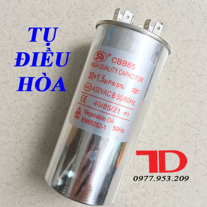 Tụ điều hòa, CAPA 30uF + 1.5mF