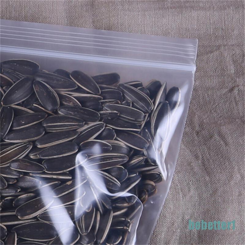 Set 100 Túi zip Dày Có Thể Tái Sử Dụng Tiện Lợi
