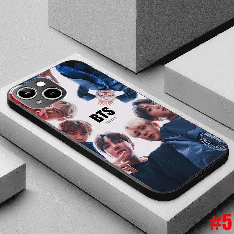 Ốp lưng TPU mềm For iPhone X 6 6s 6Plus 6s Plus 7 7Plus 8 8Plus 5 5s SE BTS hoa văn