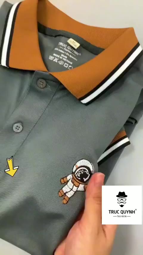 Áo thun Polo nam thêu Logo DEER vải thun cotton 4 chiều co giãn cực kỳ sang trọng-DEERVIEN212 | BigBuy360 - bigbuy360.vn