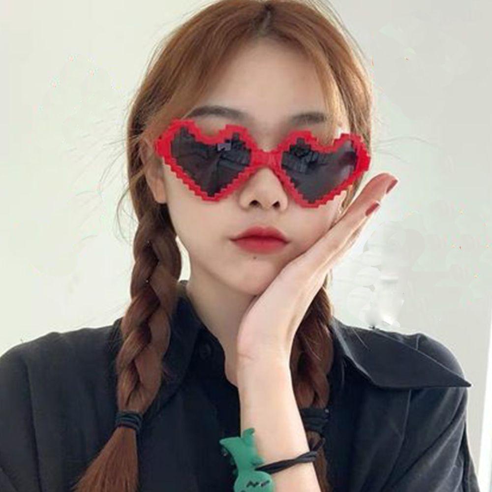 Mắt Kính Nhựa Hình Trái Tim Thời Trang Hàn Quốc Dành Cho Bé Gái