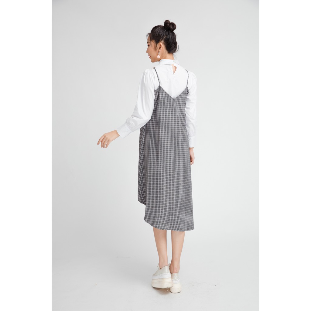 Đầm dài tay gấu chéo - 92Wear | BigBuy360 - bigbuy360.vn