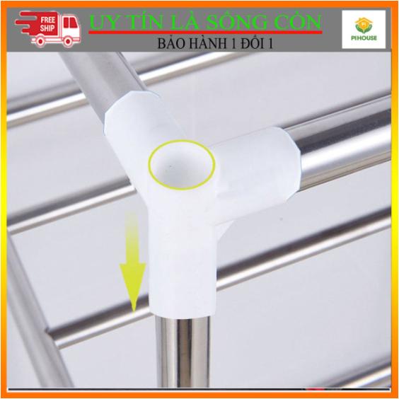 Kệ Treo Nồi Nhà Bếp, Kệ Để Xoong Nồi Chảo INOX 5 Tầng Nâng Cấp