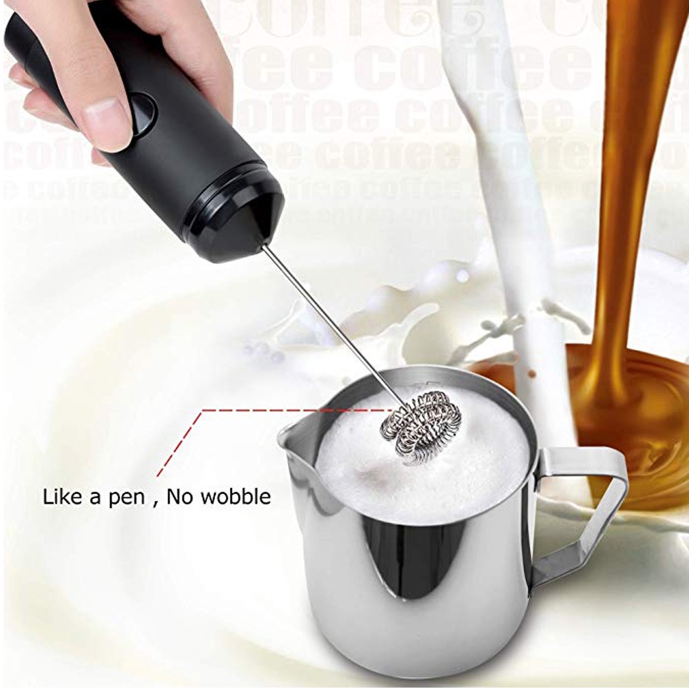 Máy đánh sữa tạo bọt cafe AHAHOME có giá đỡ bằng thép không gỉ đa năng dễ sử dụng MDS01