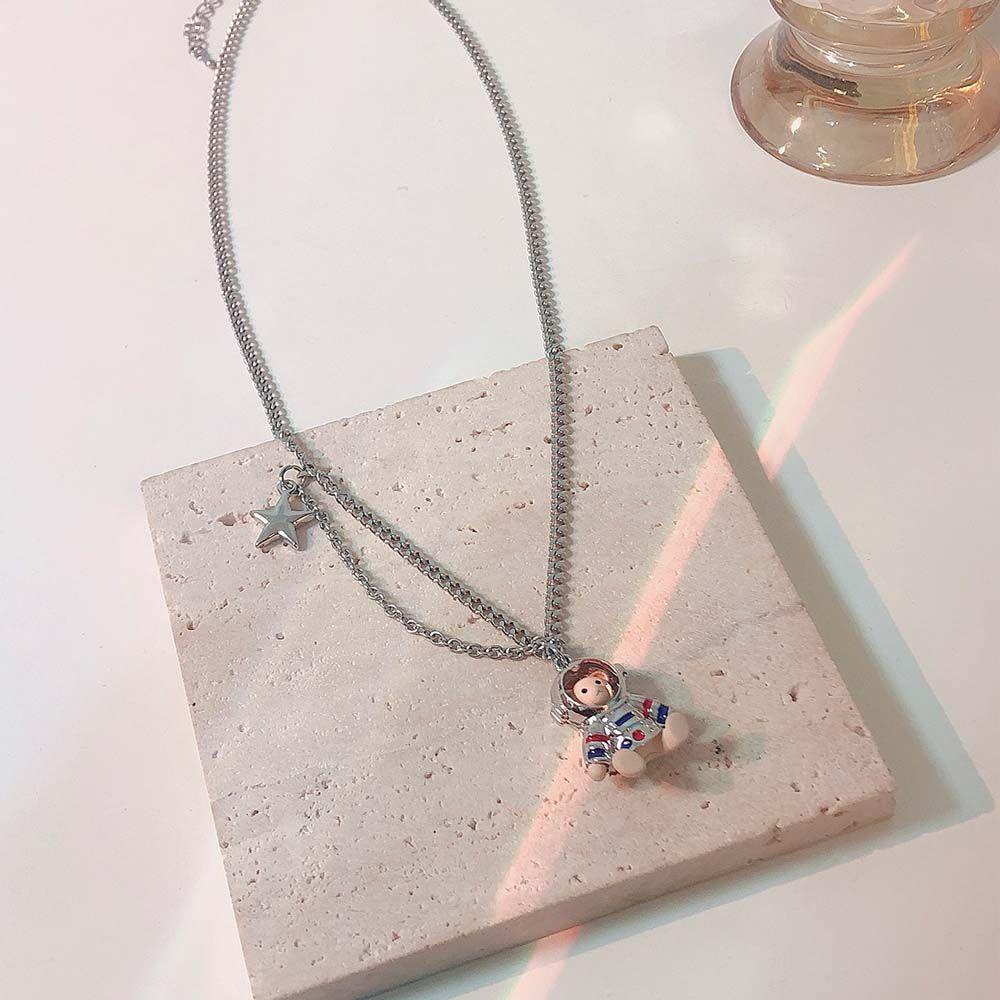 MXGOODS Vòng cổ Mặt Động Vật Hoạt Hình Sáng Tạo Dễ Phối Đồ Cho Nam Nữ