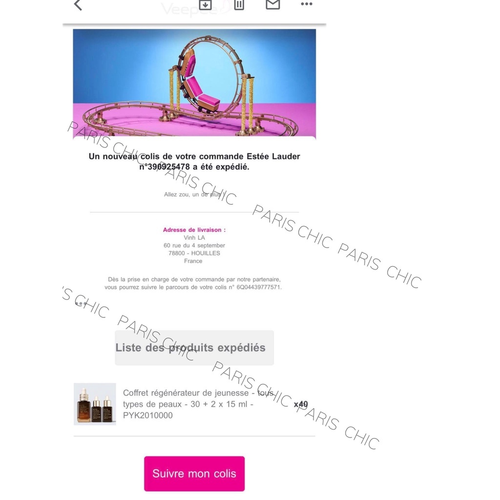 Serum Estee Lauder Advanced Night Repair 15ml bill Pháp tách set