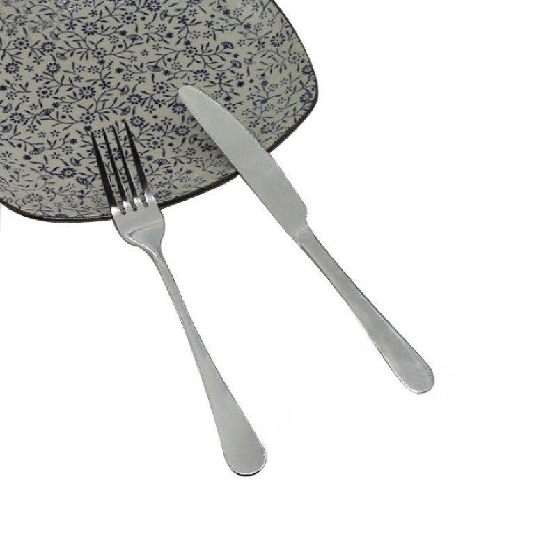 Bộ Dao Dĩa Ăn Bít Tết Inox Cao Cấp, Hàng Dày Đẹp, Sáng Bóng
