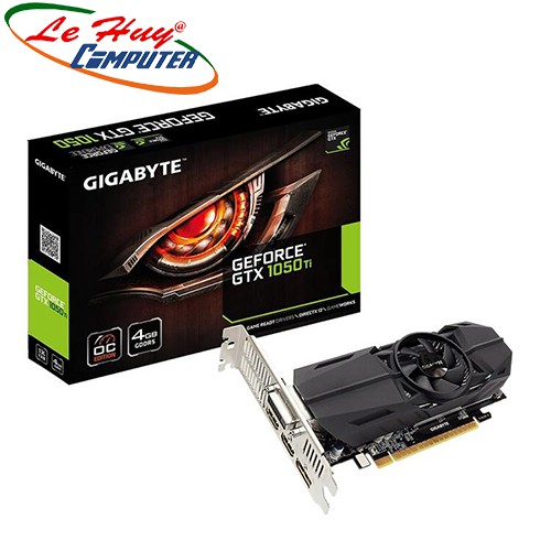 Card Màn Hình - VGA GIGABYTE GTX 1050 Ti OC Low Profile 4G (N105TOC-4GL)