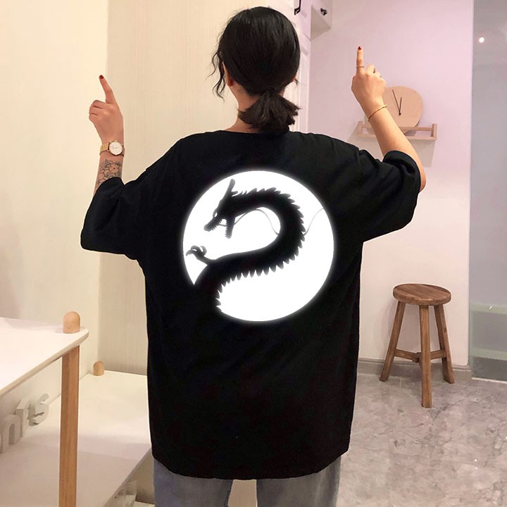 (CÓ VIDEO)ÁO THUN PHẢN QUANG TAY LỠ SENLONG NAM NỮ