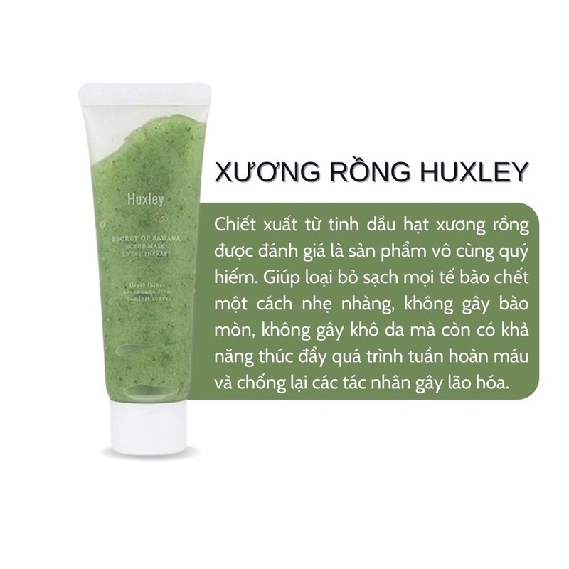 TẨY DA CHẾT HUXLEY ( Net 30g)