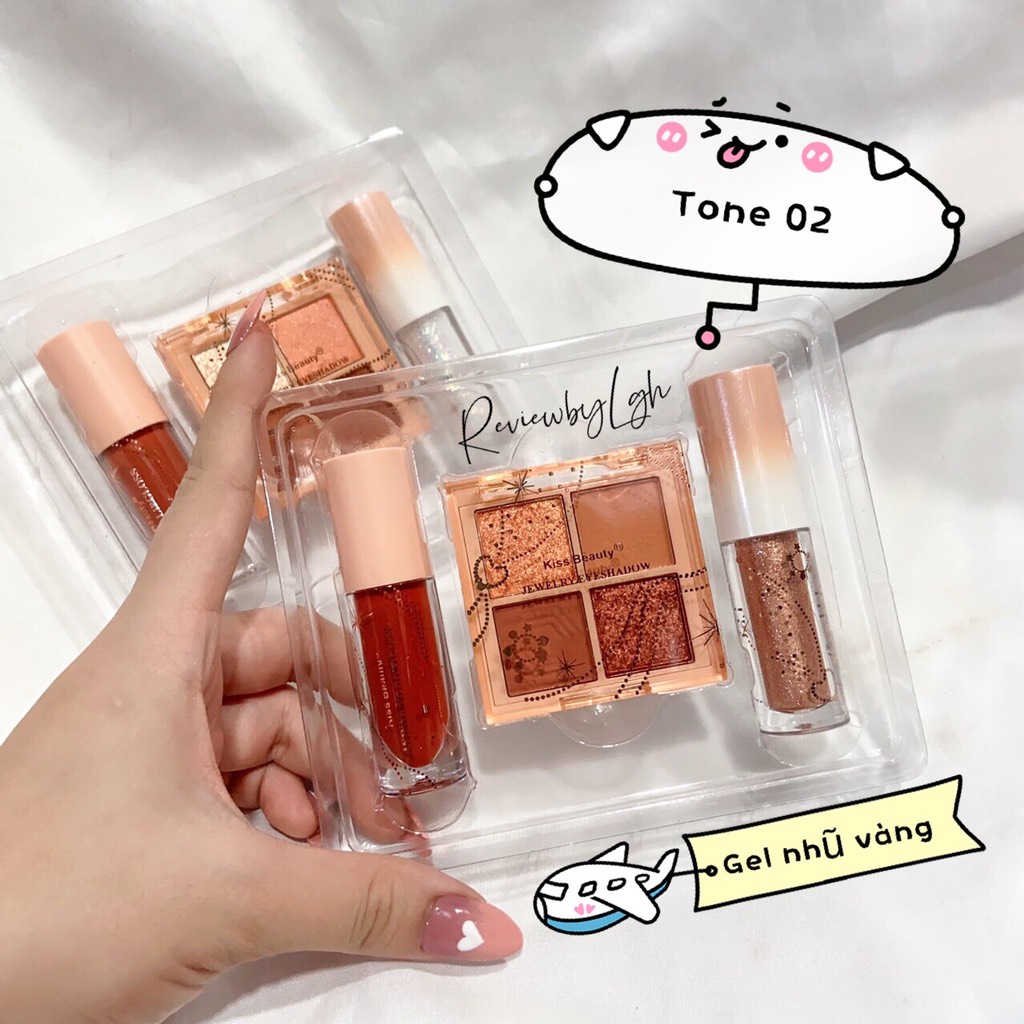 SET MAKEUP 3 MÓN HOLOGRAM KISSBEAUTY THÁI LAN | BigBuy360 - bigbuy360.vn