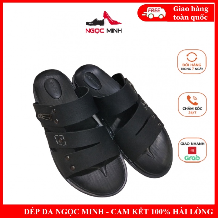 Dép Da Nam 3 Quai Thái Lan Cao Cấp Mã Số T1