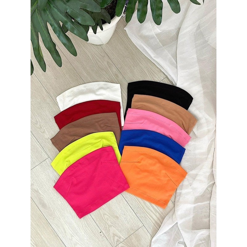 Áo Ống Quây Ngực Croptop 100% Cotton Đủ Màu Cho Chị Em Lựa Chọn Free Size