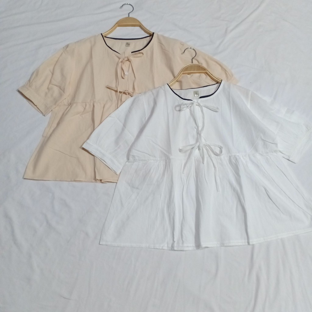 áo sơ mi nữ ngắn tay cổ tròn có video+ ảnh thật | BigBuy360 - bigbuy360.vn