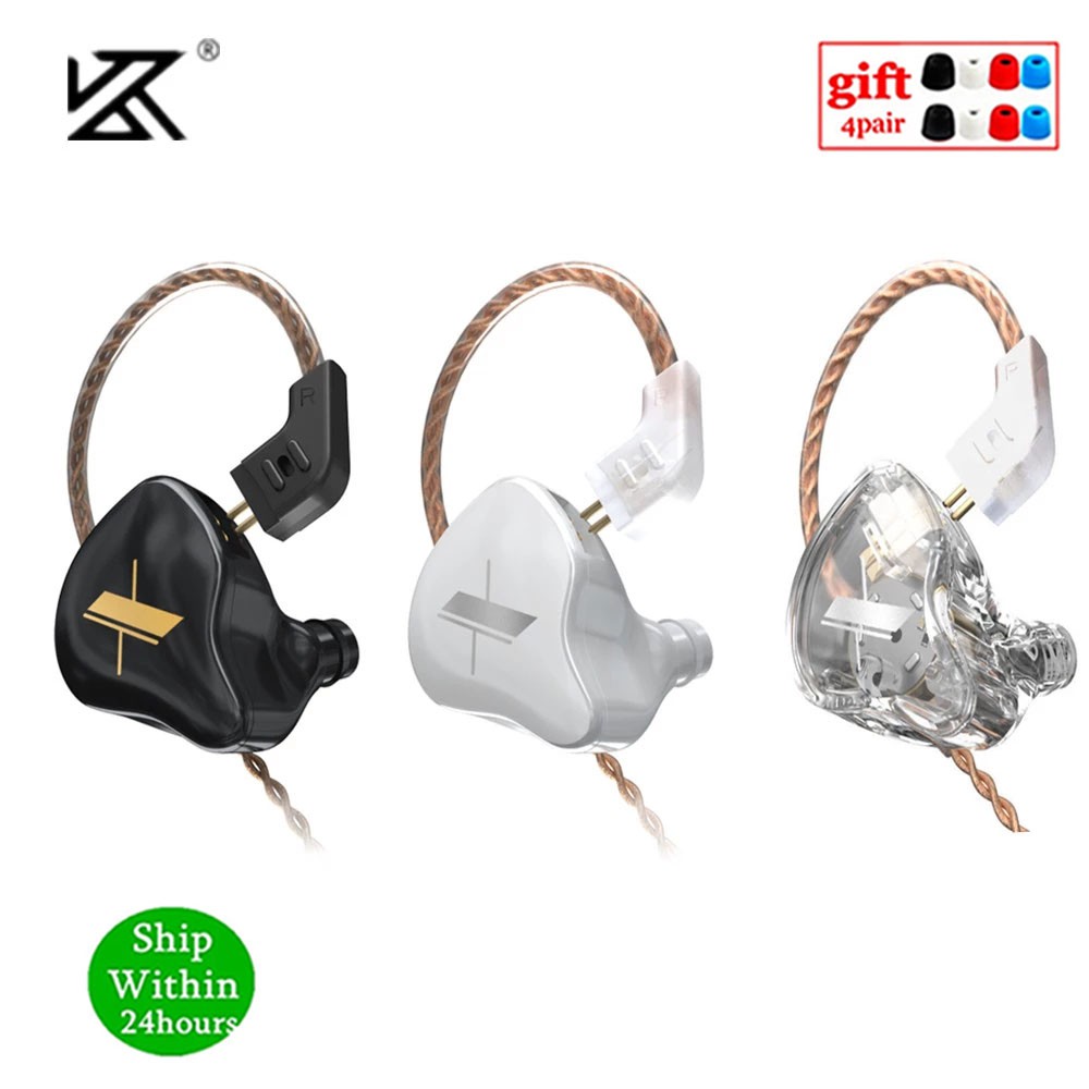 Tai nghe nhét tai KZ EDX 1DD Hifi DJ chống ồn Kz Zst X Zsn Pro Edr1 Zax Ed9 chất lượng cao