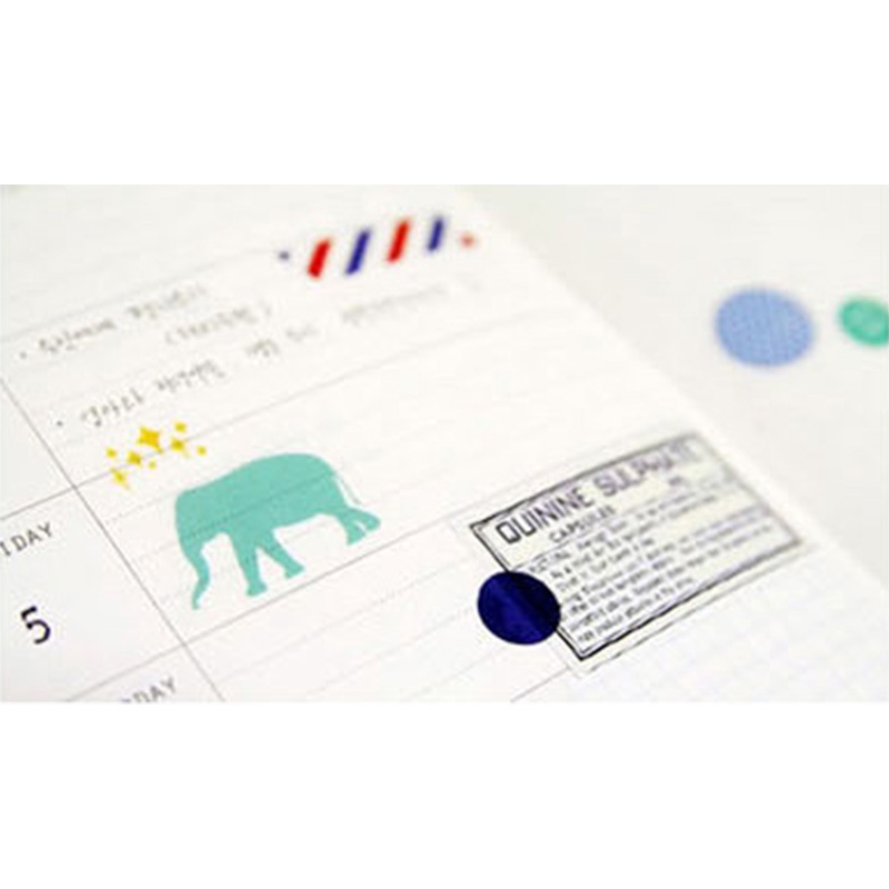 Bộ 6 tấm miếng dán trang trí niêm phong dễ thương tiện lợi