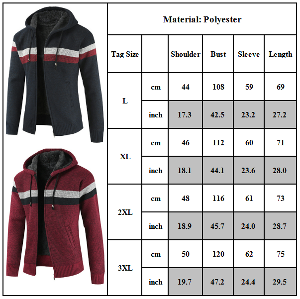 Áo Khoác Hoodie Dài Tay Giữ Ấm Cho Nam