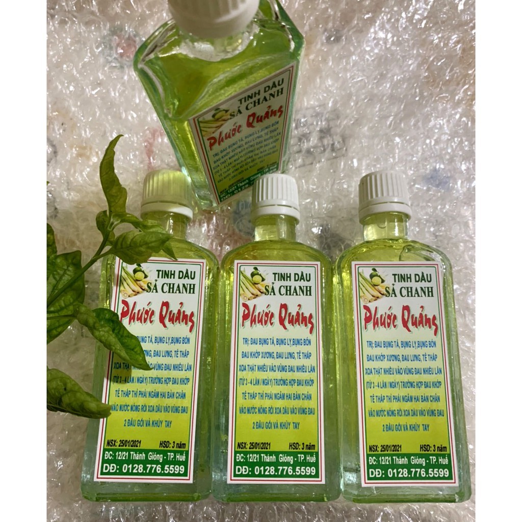 Tinh Dầu Sả Chanh , Quế, Bạc Hà(Loại Đặc Biệt): 50ml