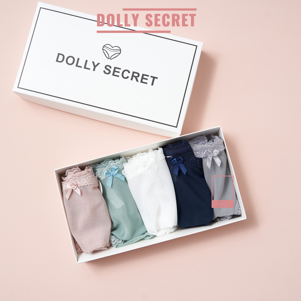 Quần lót ren gợi cảm sexy siêu mỏng xuyên thấu thoáng mát cao cấp ZENIA DOLLY SECRET QL025