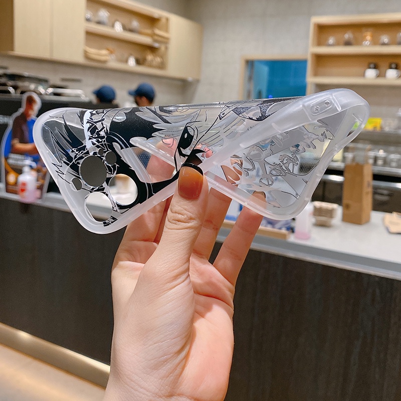 Ốp Điện Thoại Silicon Dẻo Trong Suốt In Hình Demon Slayer Nezuko Tanjirou Cho iPhone 14 13 11 12 Pro Max Xs Max XR 7p 8plus