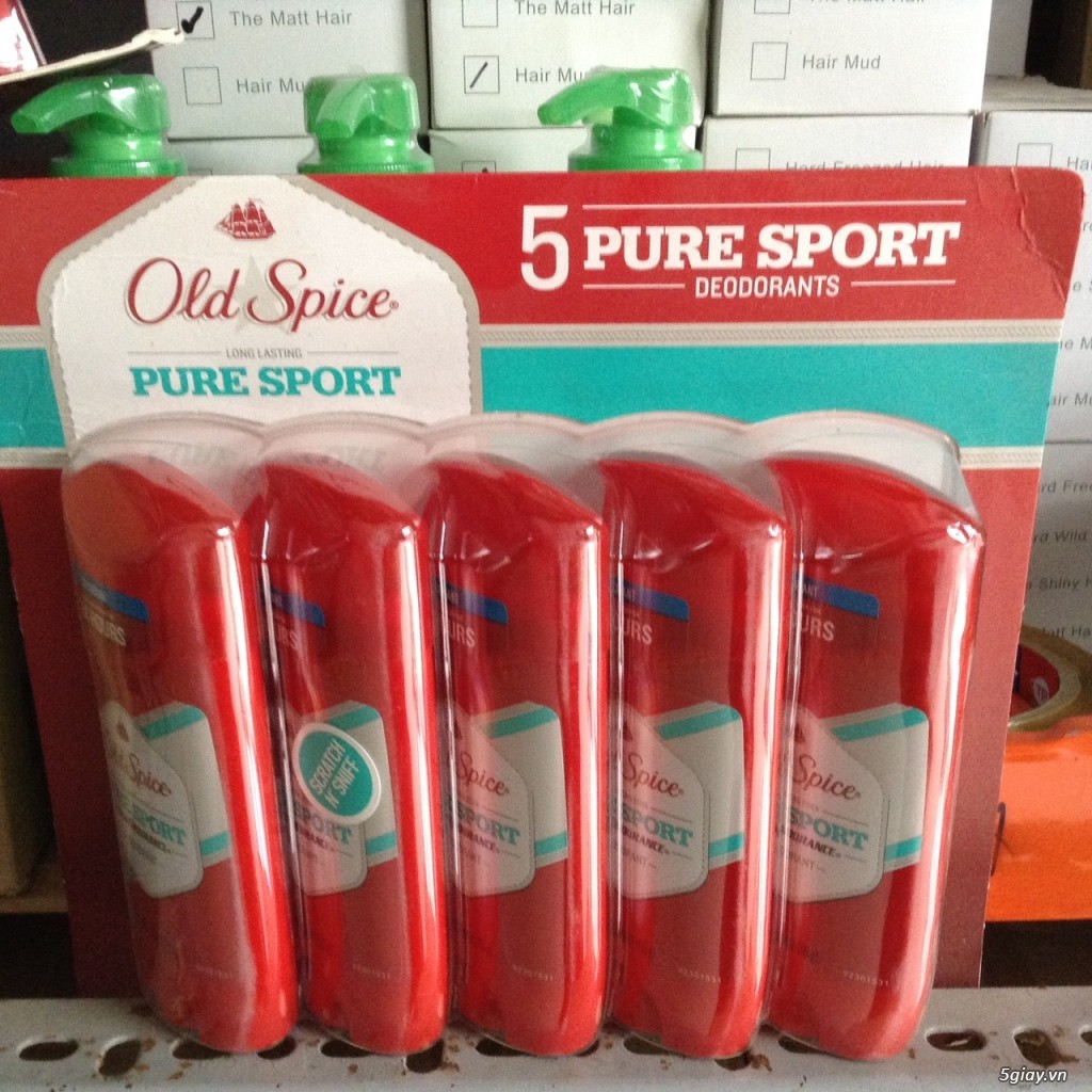 LĂN KHỬ MÙI NAM OLD SPICE PURE SPORT CHÍNH HÃNG