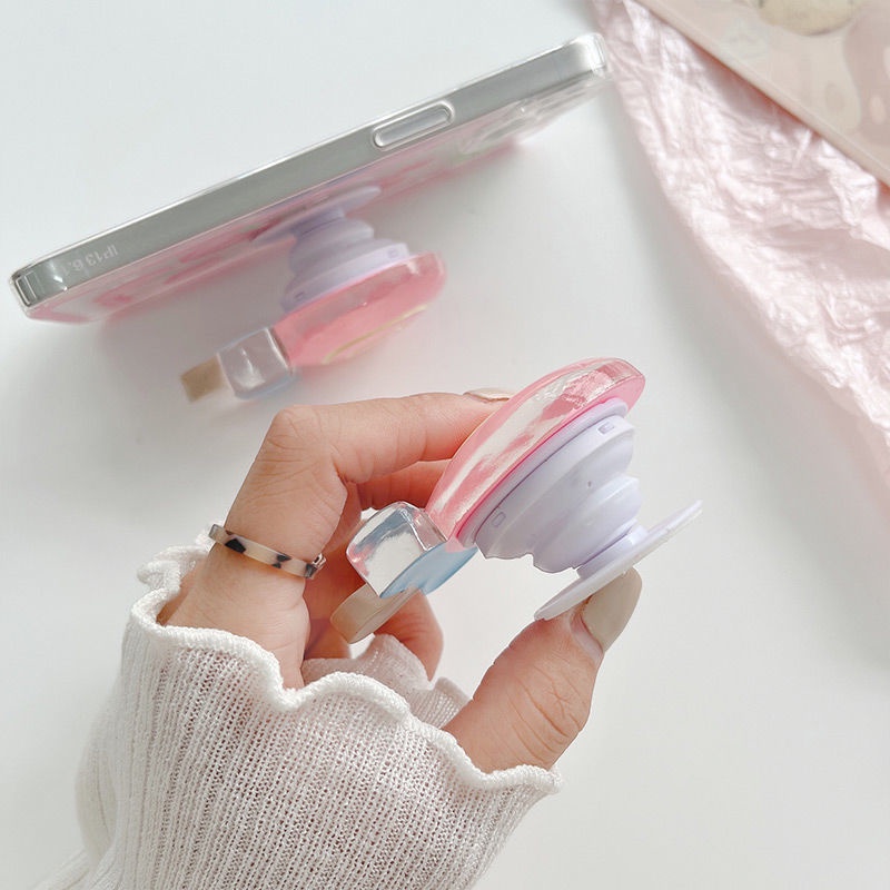 Miếng Dán Giữ Điện Thoại Và Tay Cầm Hình Kẹo Mút