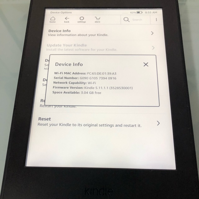Máy đọc sách kindle paper white gen 3