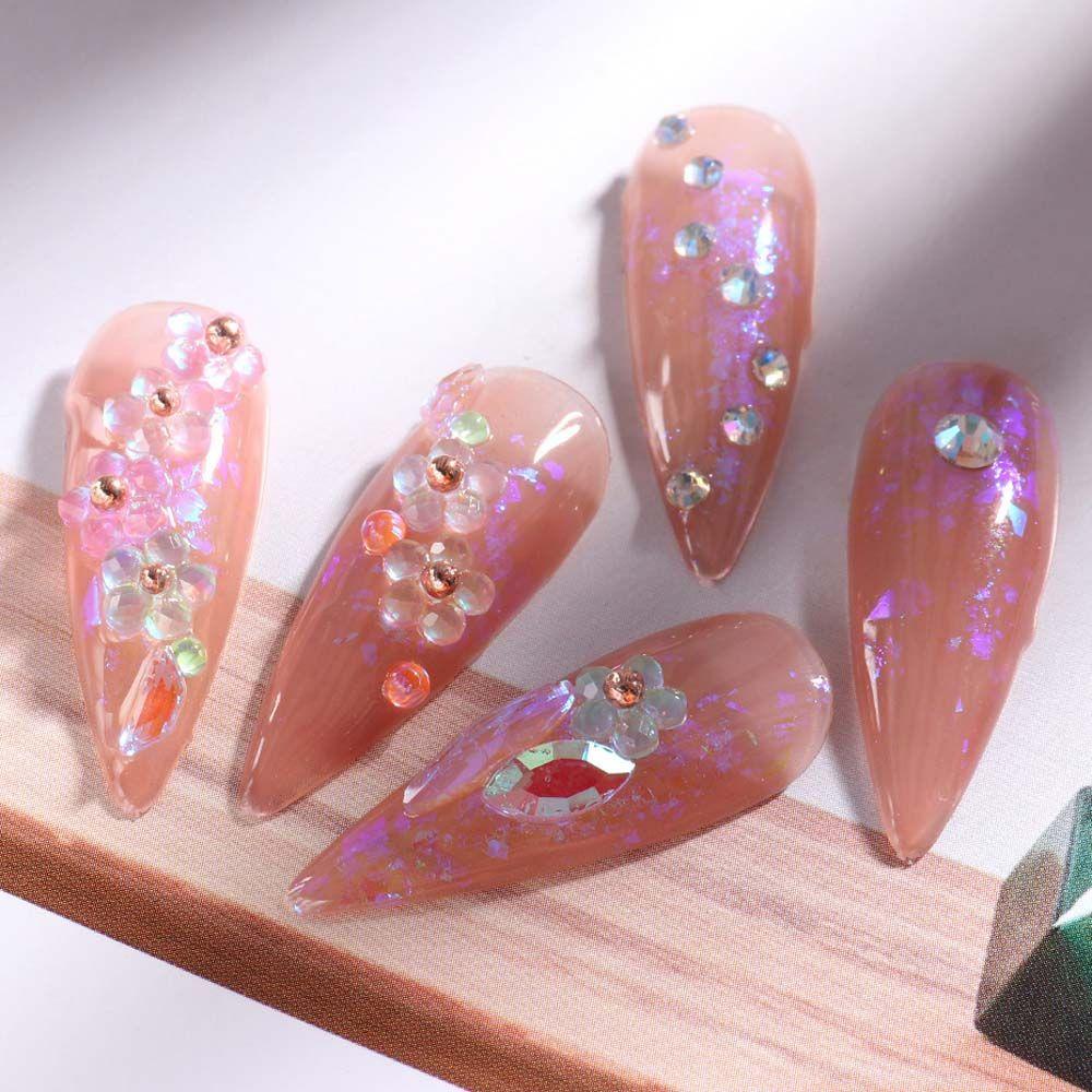 Hạt Charm 3D Nhiều Màu Sắc Trang Trí Móng Nghệ Thuật