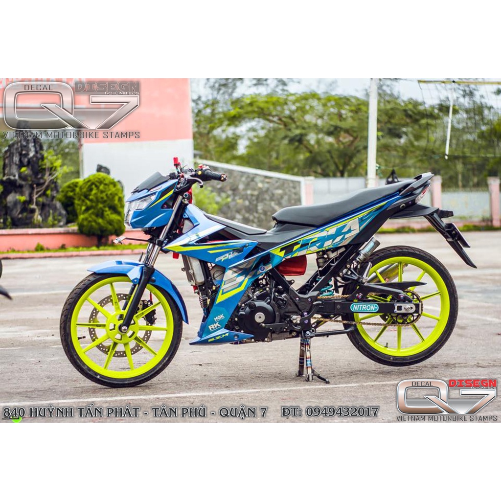 TEM RỜI RAIDER FI- XANH ĐEN