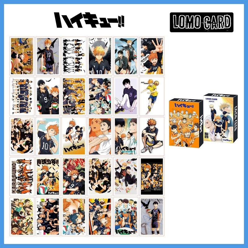 Bộ thẻ anime Tokyo Revengers/Haikyuu/My Hero Academia/Attack on Titan/NARUTO/ONE PIECE/JOJO/Hatsune Miku