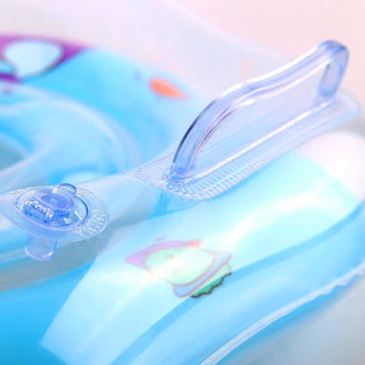 Phao đỡ cổ cho trẻ sơ sinh dưới 2 tuổi chất nhựa PVC 2 lớp mềm mại dày dặn thiết kế chống lật an toàn Baby-S – SPB002