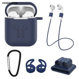 Bộ 5 phụ kiện bảo vệ dành cho hộp tai nghe AirPods 1/2