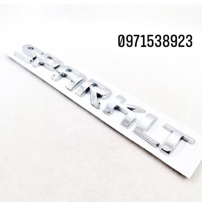 Logo chữ nổi CHEVROLET SPARK LT