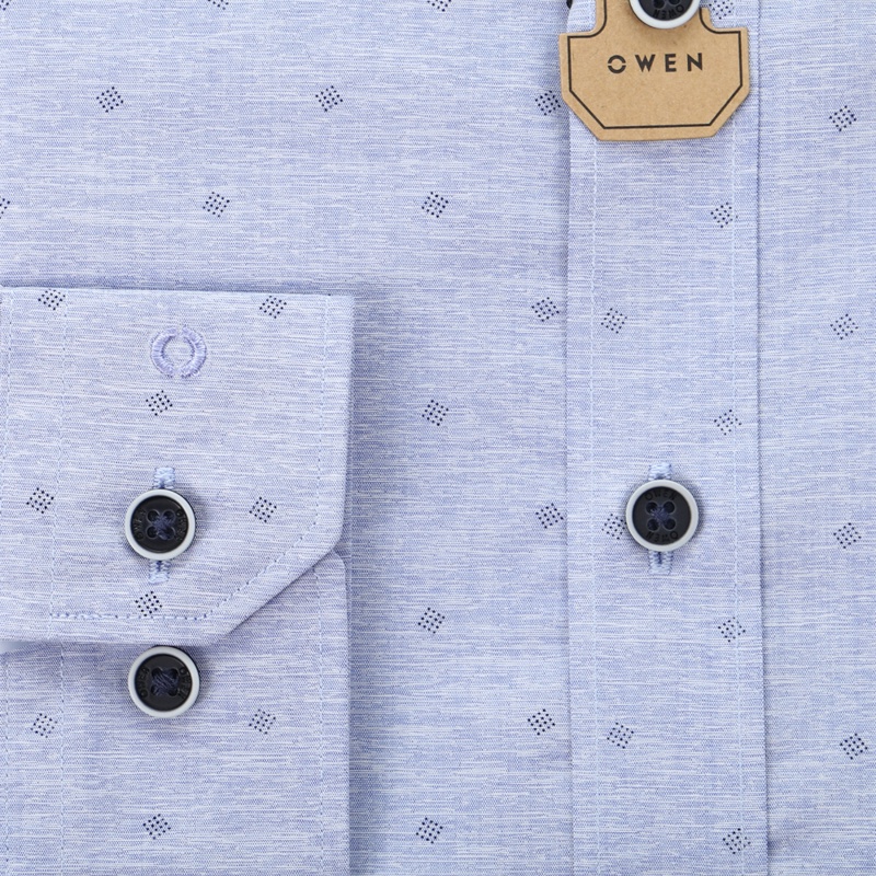 Áo sơ mi dài tay Nam Owen Bamboo Slim Fit xanh- AS23300D