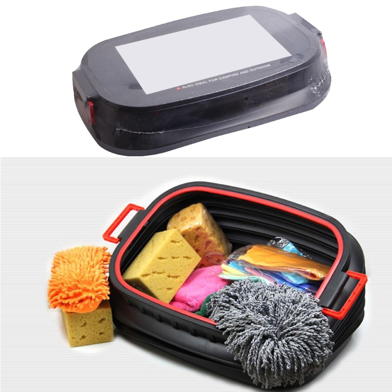 Xô Đựng Đồ Hình Vuông Sức Chứa Lớn Có Tay Cầm Chắc Chắn