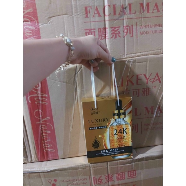 Mặt nạ vàng 24k dưỡng da cấp ẩm  tinh chất vàng