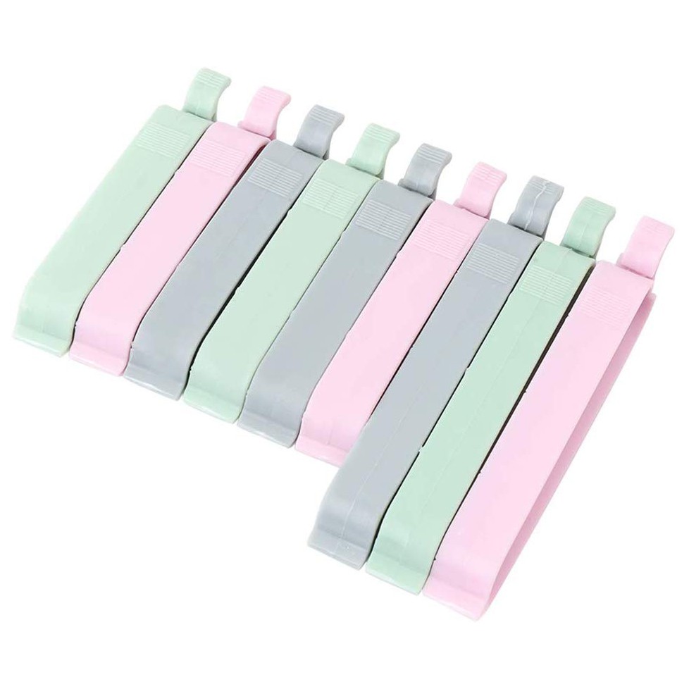 12 Pcs Sealing Chips Food Bag Storage Clips Colorful for Snack and Tea Bags Sandwich Kitchen Clips Potato Chips Sturdy