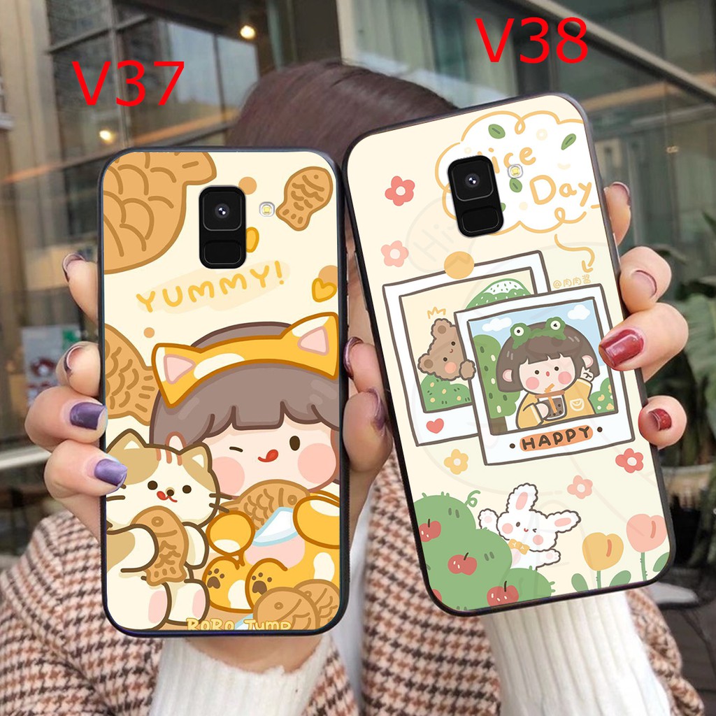 [ NEW ] Ốp Samsung A8 2018 - Samsung A6 - Samsung A8 Plus - Samsung A6 Plus - Samsung j8 in hình roro jump cute