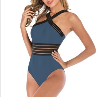 Monokini ren cổ yếm big size