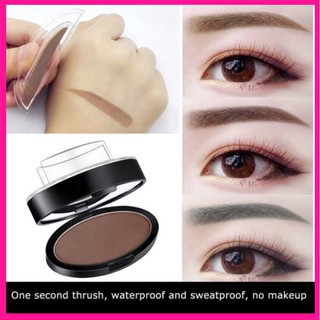 Bộ Khuôn bột in chân mày Lameila  gồm 2 khuôn và bột phấn mày