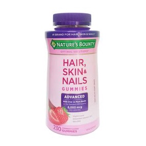 Hair Skin Nails Gummies - Kẹo dẻo hỗ trợ làm đẹp da, tóc và móng, 230 viên