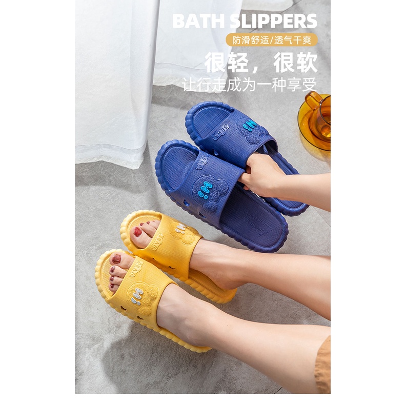 Dép Đi Trong Nhà Đế Mềm Chống Trượt Thời Trang Mùa Hè Cho Cặp Đôi 8 / 1