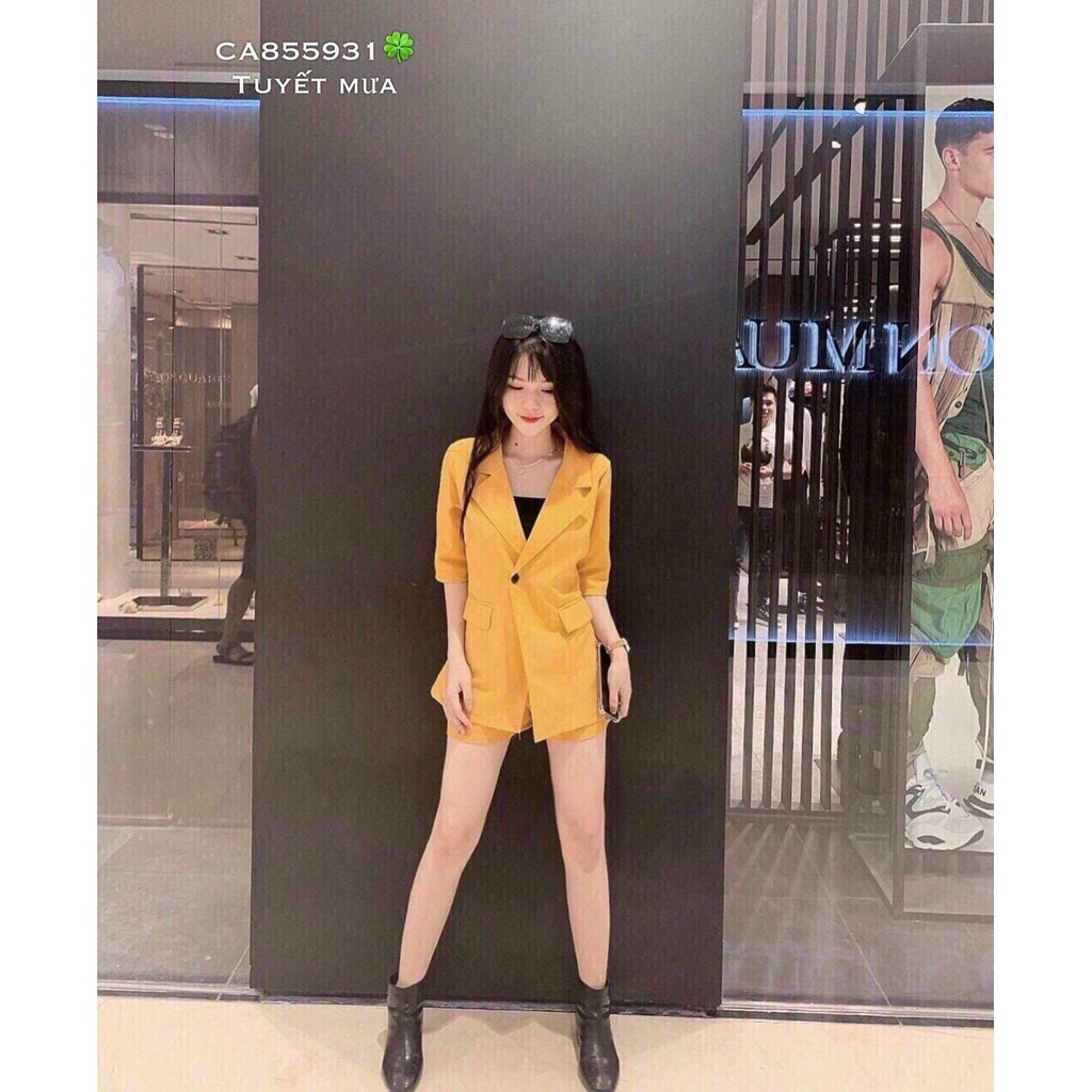 SET VETS ĐÙI KÈM ÁO COTTON