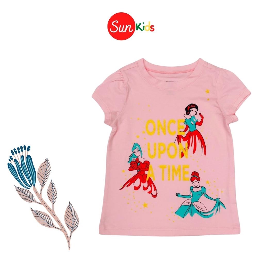 Áo thun cho bé gái, áo phông bé gái chất cotton mềm mát, size 4 - 14 tuổi - SUNKIDS