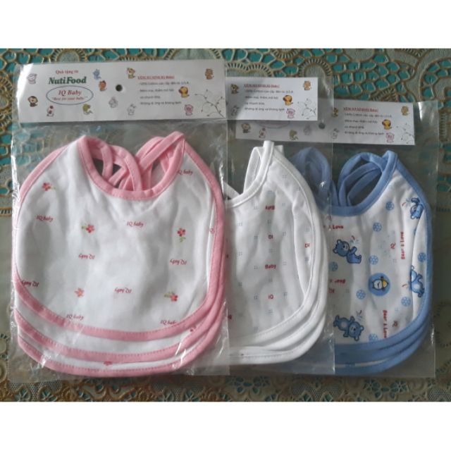 《HCM》Combo 9 cái yếm cột dây chất vải cotton 100%