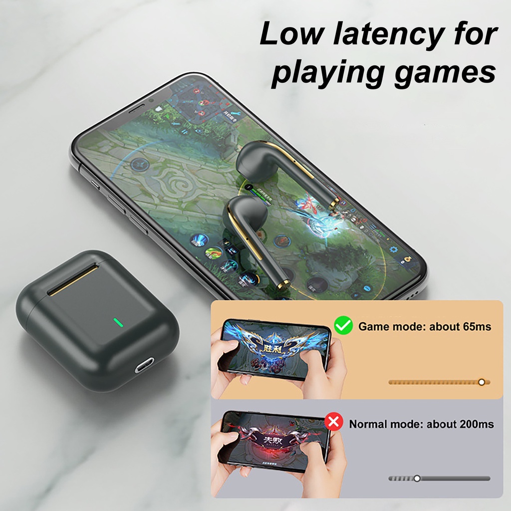 Tai nghe bluetooth 5.0 không dây thể thao cảm ứng thông minh J18
